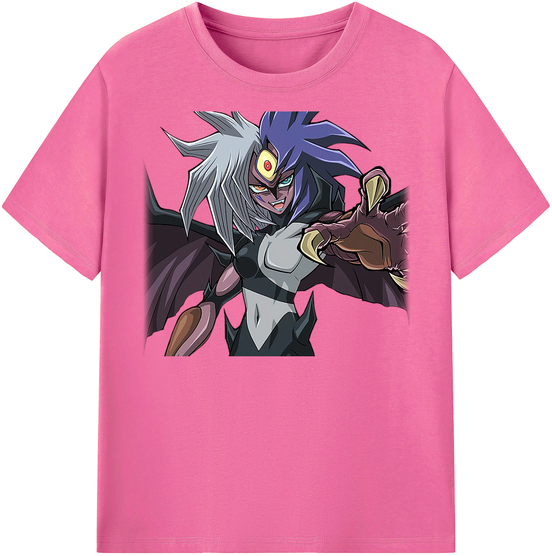 （画像用） 遊☆戯☆王 Yu-Gi-Oh! レディースカジュアルプリントTシャツ（綿100％）